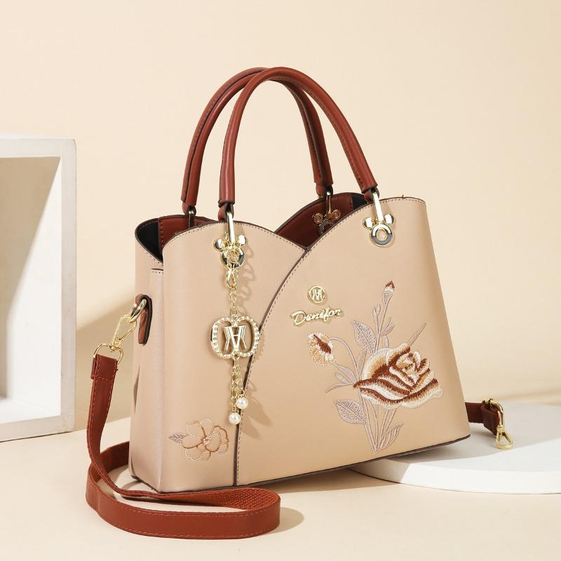 Bag Handbag Women's New Four Seasons Commuter Women's Fashion Middle-aged Large Capacity Mom Bag Women's Bag