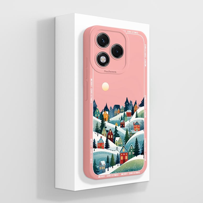 Silikonový kryt s motivem květiny pro Huawei 400 Lite X7c X8 X8c X9c Play 30 60 Plus, odolný proti pádu, s motivem květů a ochranou obrazovky proti pádu pro Huawei.