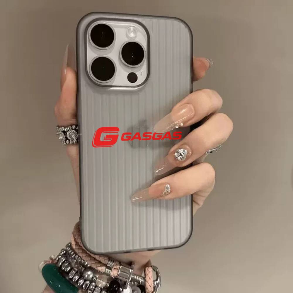 

G-GasGas Red Motorcycle Phone Case For IPhone 17 16 15 14 13 12 11 Corrugated Frosted Soft Cover Anti-Slip iPhone 16 pro