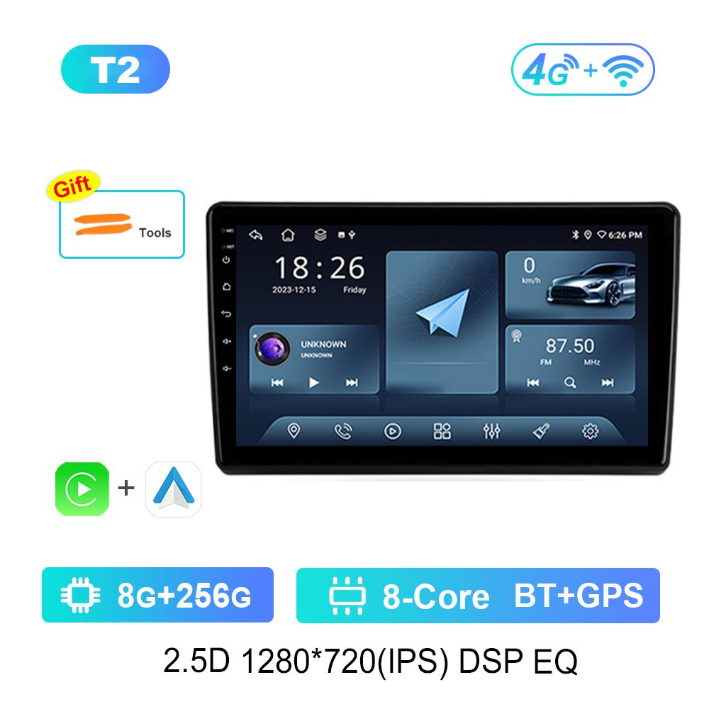 Car Video Multimedia Player Bluetooth Carplay for Hyundai Elantra 3 2003 - 2010 WiFi Android OS GPS Navi 2.5D Screen Auto Tools