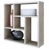 Molly Bookcase, Sonoma Oak, Hanging Shelf for the Living Room, Office, MK Studio