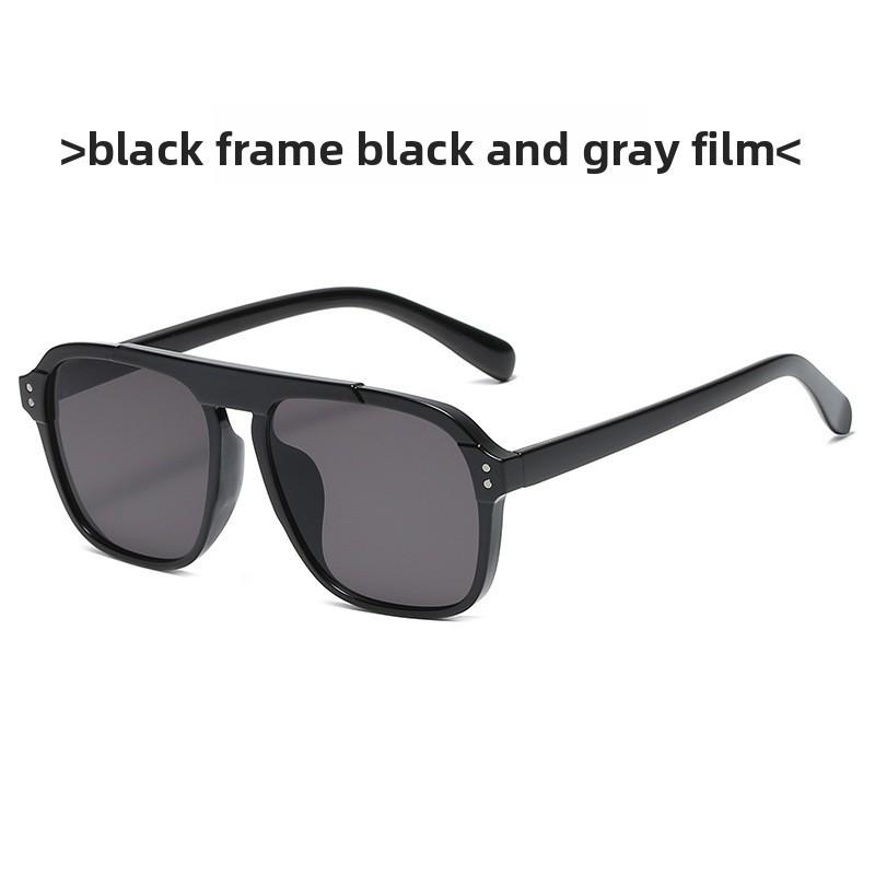 Fashion Square Sunglasses With Uv400 Protection For Outdoor Travel And Stylish Wear