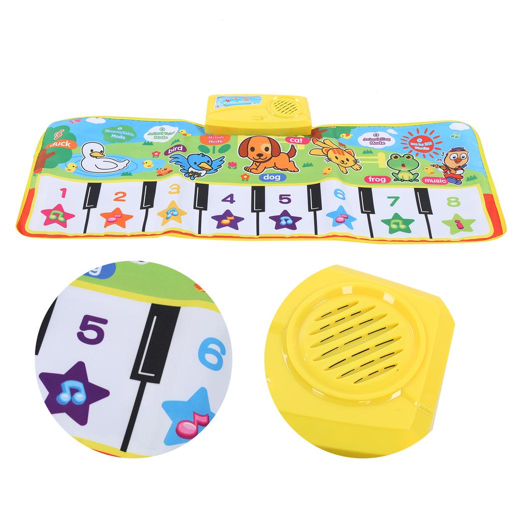 Kinder Faltbare Klaviertastatur Decke Baby Musik Teppich Spielmatte Lernspielzeug Musikteppich