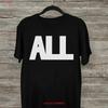 Neues Allband-Logo Klassisches Schwarzes Größen-T-Shirt Ob236 Vintage Leicht Streetwear Bequem Dehnbar Weich Lässig
