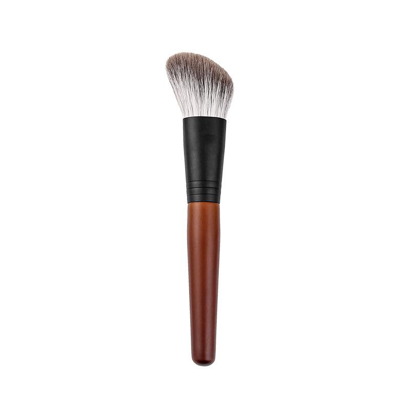 8-Piece Snow Fox Makeup Brush Set: Soft Powder, Stippling, Animal Hair Eyeshadow & Blending Brushes