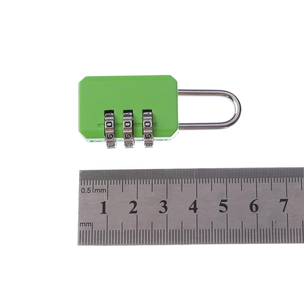 Portable Zinc Zinc Zinc Alloy Dial Code Number 4 Bit Suitcase Lock Password Lock Padlock Code Lock