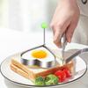 Rostfritt Stål Stekt Äggform 4 Stil Nonstick Äggring Frukost Bakning Omelettringar DIY Stekt Äggring Kökstillbehör