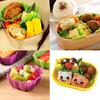 2/4Pcs Lunch Dividers Dish Cups Salad Dressing Containers Reusable Resin Kids Bento Box Dividers