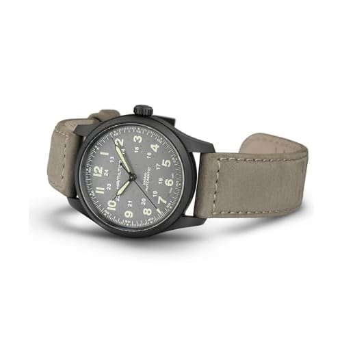 Hamilton Khaki Field Titanium Automatic Watch H70215880 Unisex [Official Import] with Official Warranty