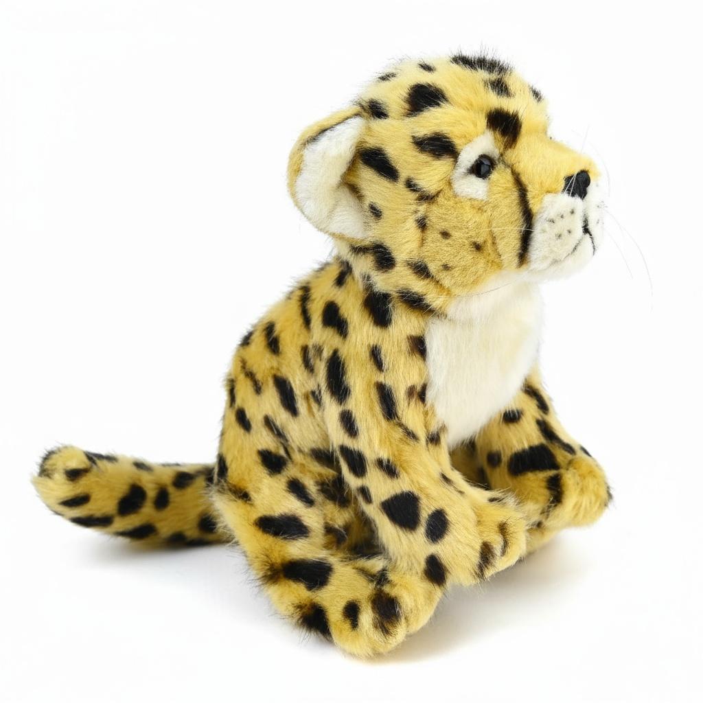 Lifelike Simulation Leopard Plush Toy Soft Hug Doll Children's Birthday Gift Girl Boy Comfort Toy Home Decor Safety Certified