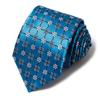 Men'S Tie Business Dress Tie Polyester Groom Wedding Festive Striped 8Cm Tie