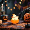 Pumpkin Night Light Halloween Silicone Pat Light USB Charging 3-speed Dimming Atmosphere Light