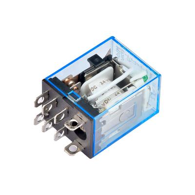 1 Stück Allgemeiner Zweck LY2NJ HH62P Elektronisches Mikro-Elektromagnetisches Relais LED-Lampe 10A 8 Pins Spule DPDT DC12V 24V AC110V 220V