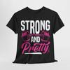 No Excuses Gym T-Shirt | Hardcore Training Tee | Strong And Pretty Shirt