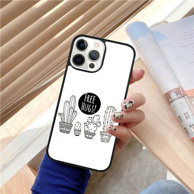 

Hug Cactus Summer Coque Shell For iPhone 17 Air 15 16 14 13 12 Pro Max 11 Pro Max Plus Phone Case Cover iPhone 15plus