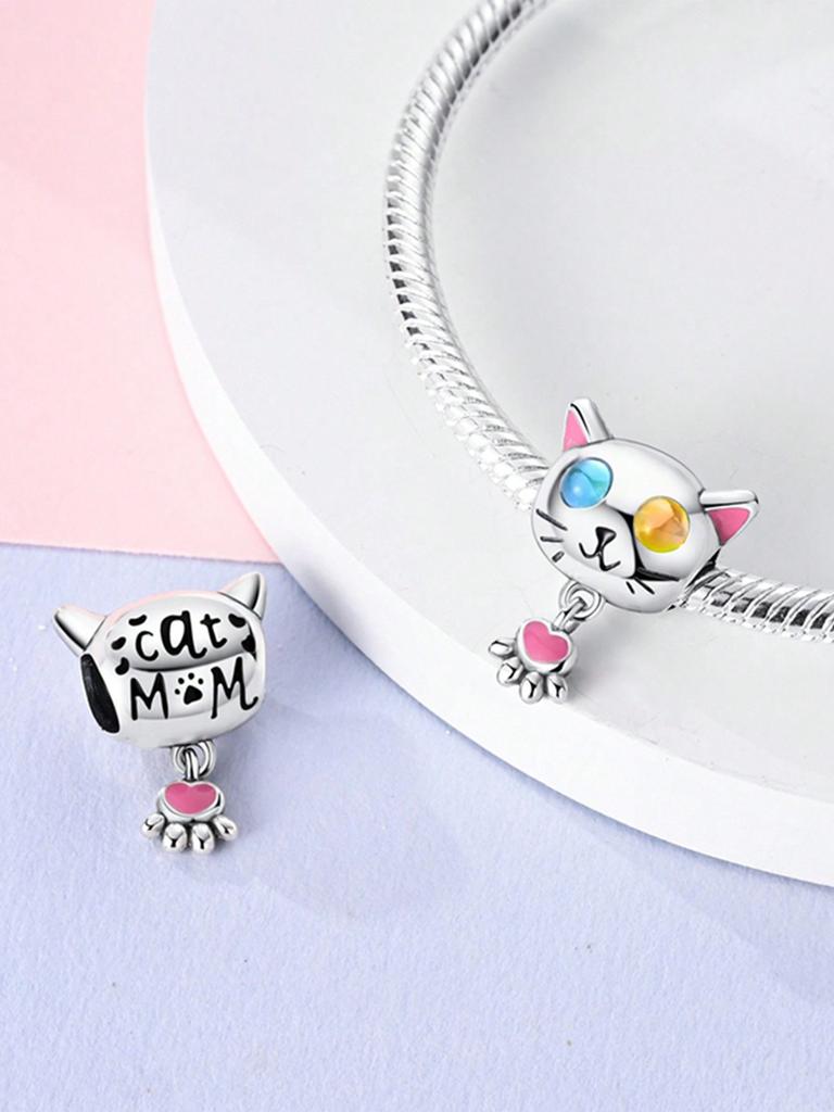 Charms Silber Welpen Eichhörnchen und Eulen Perlen Charm Kupferbeschichtet Passend Charms Original Armband Für Schmuckherstellung Diy Charm