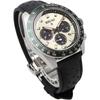 Seiko Men S Solar Chronograph Black Leather Watch SSc943