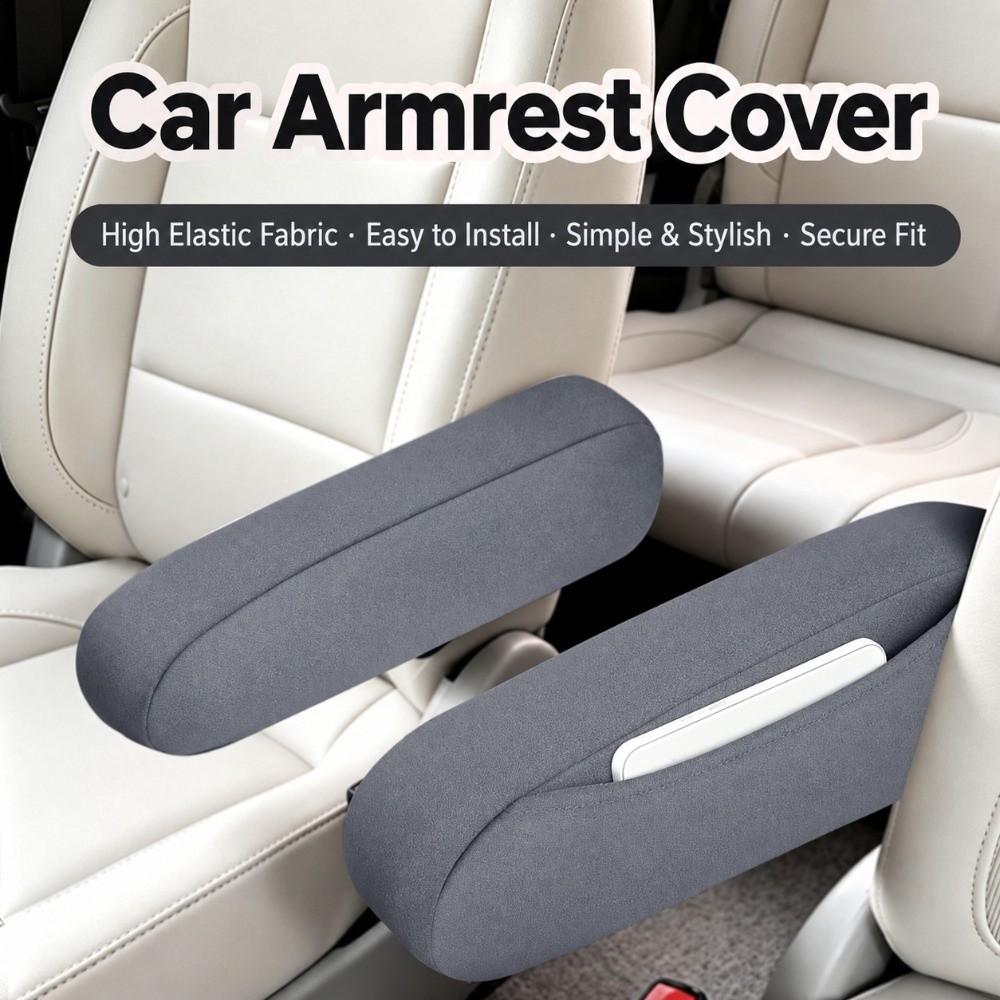 Elastic Car Armrest Covers Soft Car Interior Accessories car supplies Arm Rest Protector Car