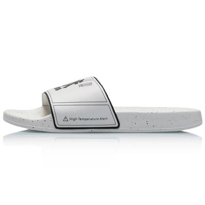 Li Ning Fashion Quiet Slide Slippers Men's White AGAP012-4