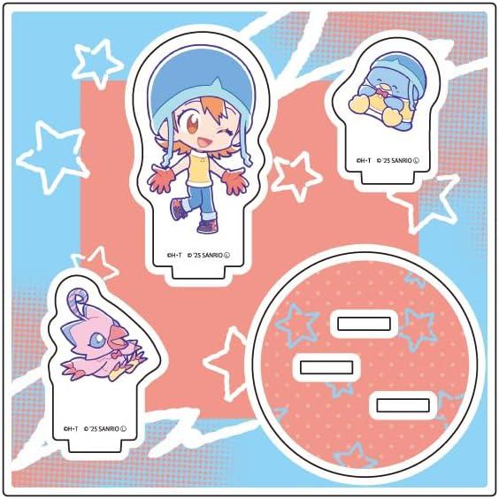 Digimon Adventure x Sanrio Characters 03 Sora Takenouchi & Piyomon x Tuxedosam Acrylic Stand Plate