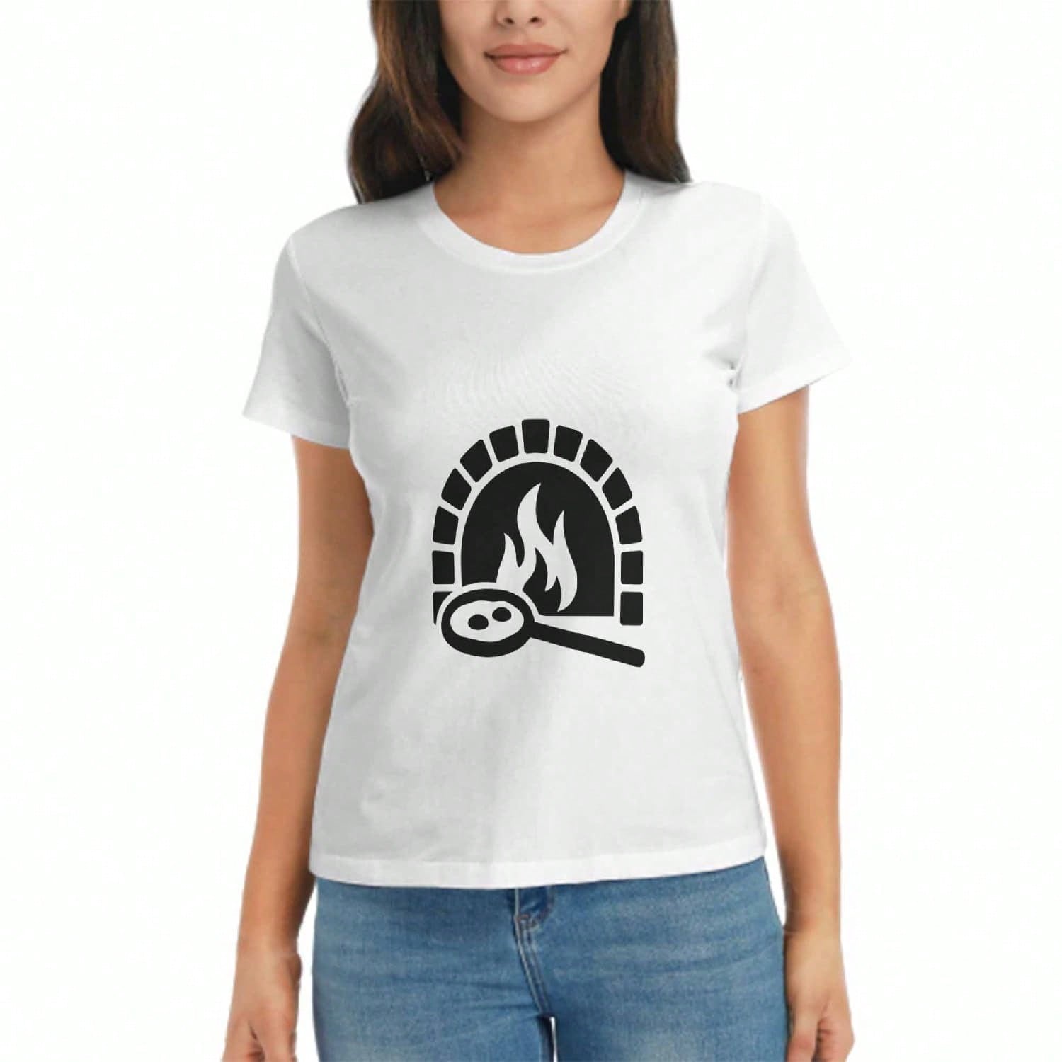 Pineapple Girl Wounisex s Cotton T Shirt, Premium Cotton Quality Print, Featuring A Summer Vibe Design With A Girl On A Floatie With Pineapple, Durabl S разноцветный