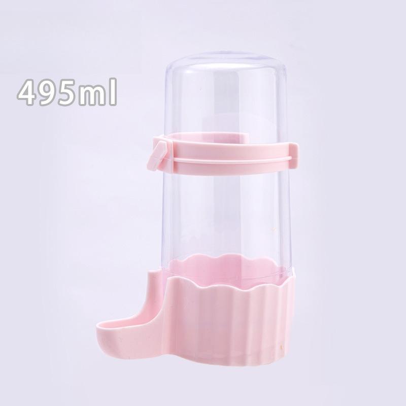 Transparent Feeding Watering Automatic Dual Purpose Bird Feeder Large Capacity Water Dispenser Feeder Bird Cage Accessories