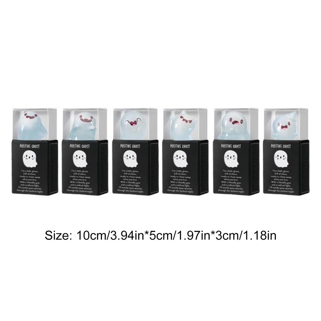 Glow In The Dark Mini Ghost Figures Halloween Mini Ghosts Figures Luminous Ghost Figurines Cute Halloween Party Favors