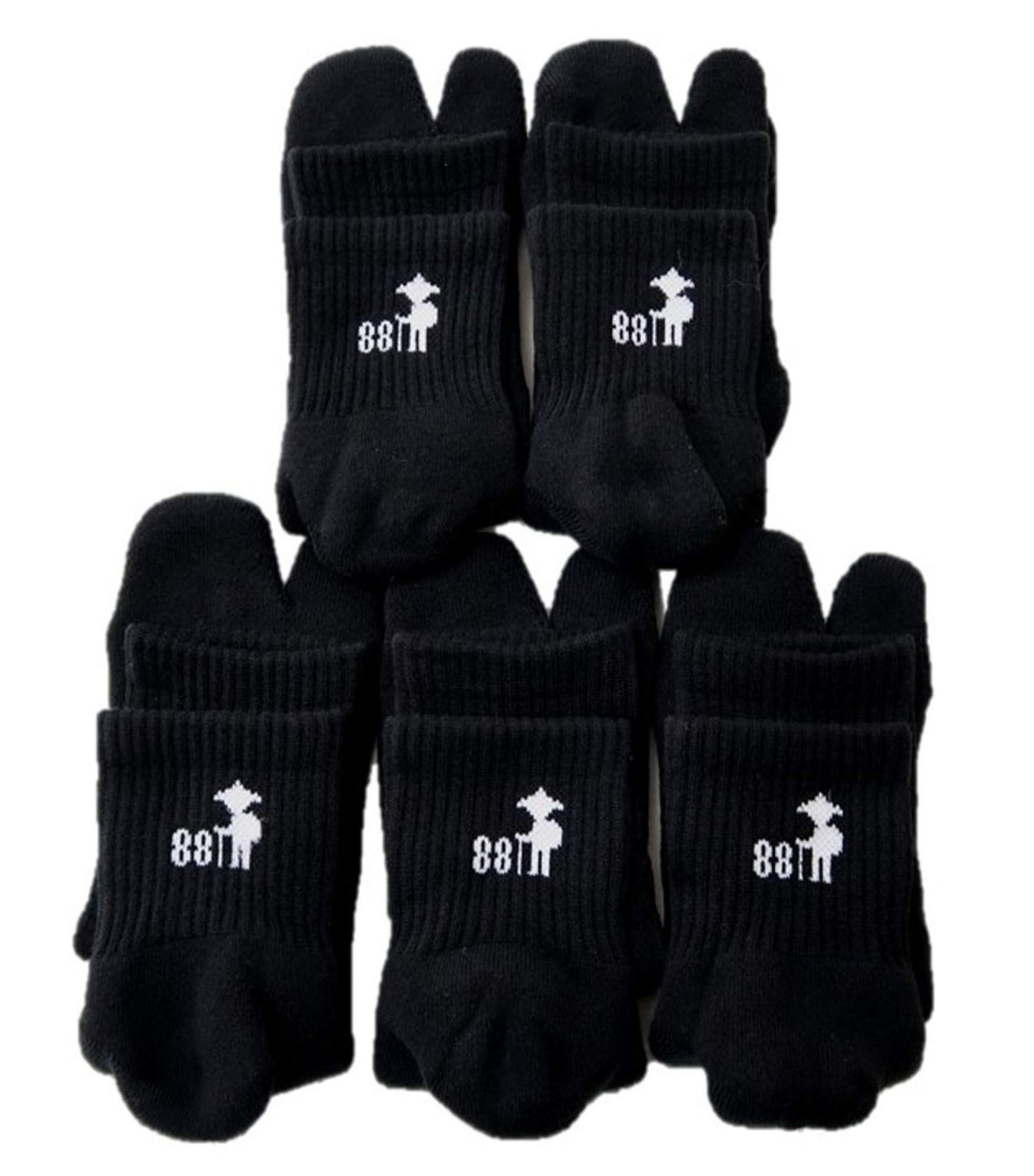 

[5 Чувств] Пешее паломничество, набор из 5 пар (Мужской), толстый (черный)