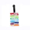 Wish 3D Creative Soft PVC Luggage Tag for Travel and Backpacks