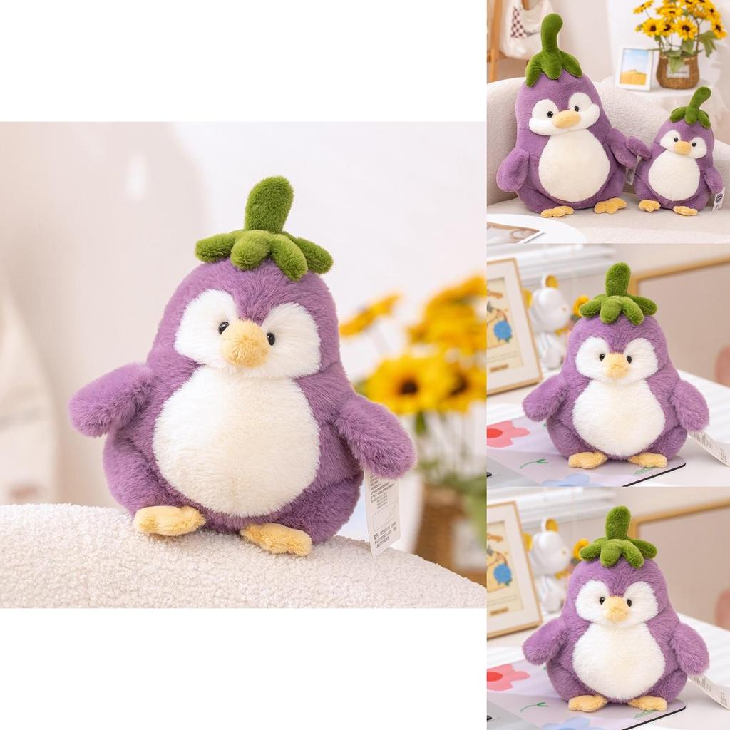 Adorable New Penguin Plush Doll Creative Transforming Toy Cute Eggplant Penguin Gift