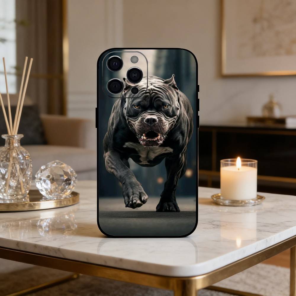 F-Frenchies Französische Bulldogge Hund Handyhülle Für iPhone17,16,15,14,13,12 Plus,Max Weiches Silikon Schwarze Hülle