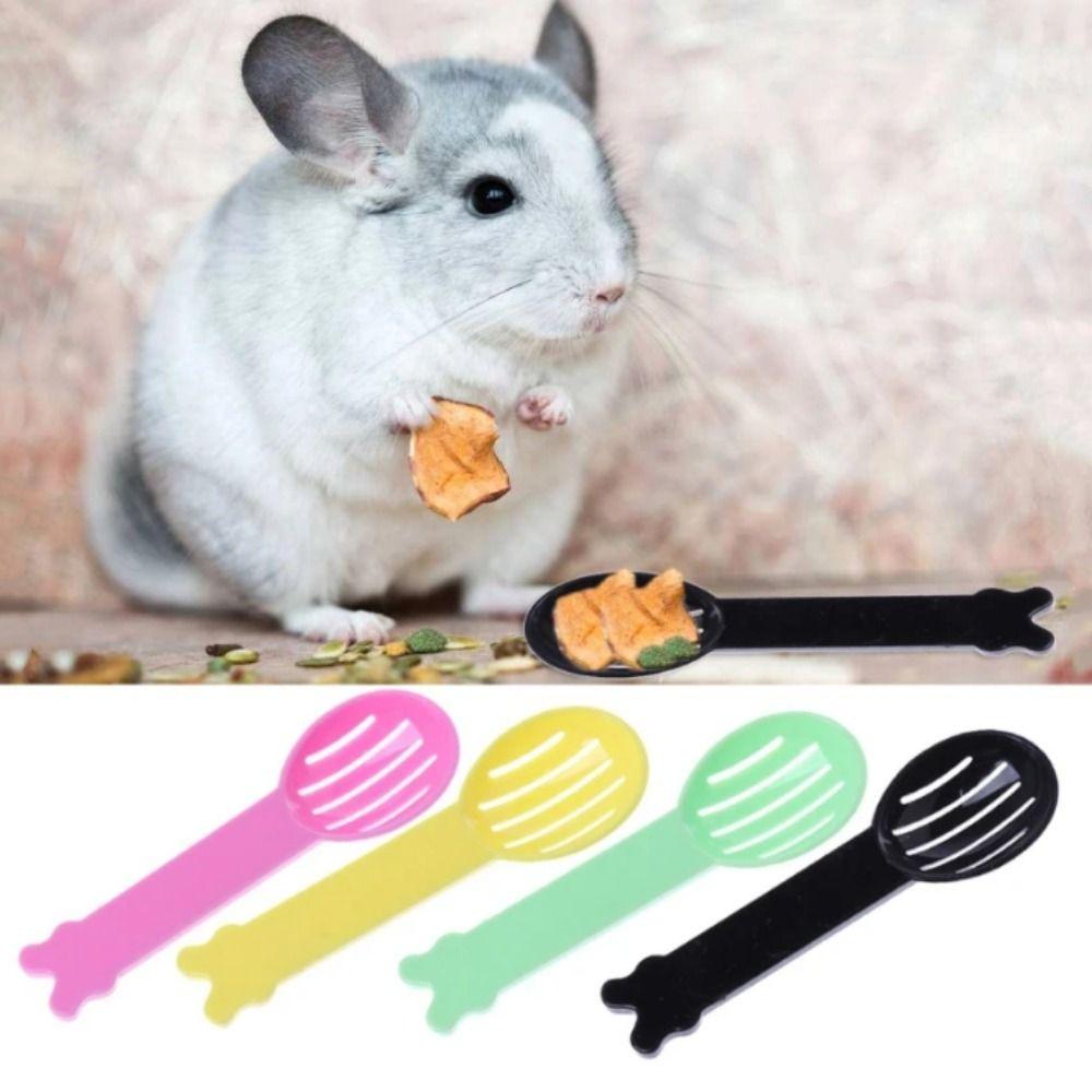 Mini Hamster Sand Scoop Random Color Hamster Toilet Cleaning Scoop  For Guinea Pig Hedgehogs