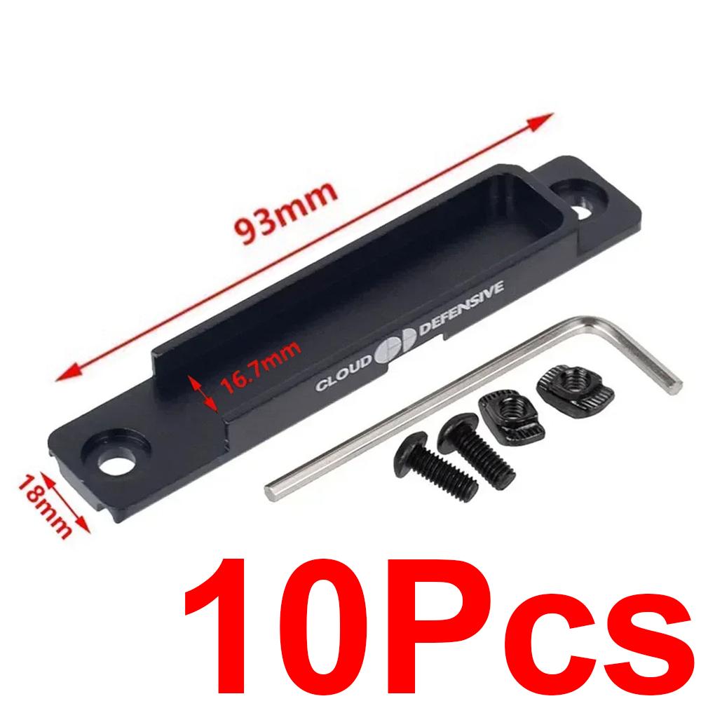 Taktische Metall-Montageschiene MLOK Keymod Taschenlampen-Druckschalterhalter für M300 M600 LED-Licht Jagdzubehör