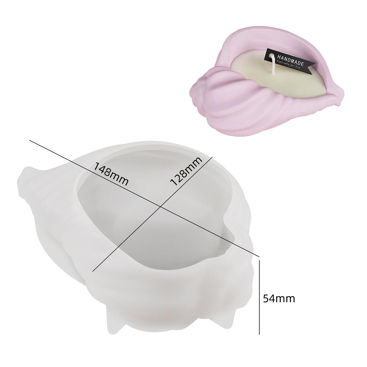 

Силиконовые формы для банок-свечей в форме ракушек, самодельные ароматизированные восковые украшения, коробка для хранения, изготовление форм, гипсовые цементные формы, домашний декор, ремесла