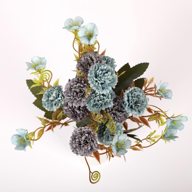 

1/ 3 Pieces Flower Head 3Cm Artificial Hydrangea Bouquet Wedding Home Decoration Accessories Diy Box Holding Flowers Arrangement 1pc