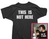 John Lennon T-shirt Mens Kids Womens - This Is Not Here Tee Worn by John Lennon - Officially Licensed