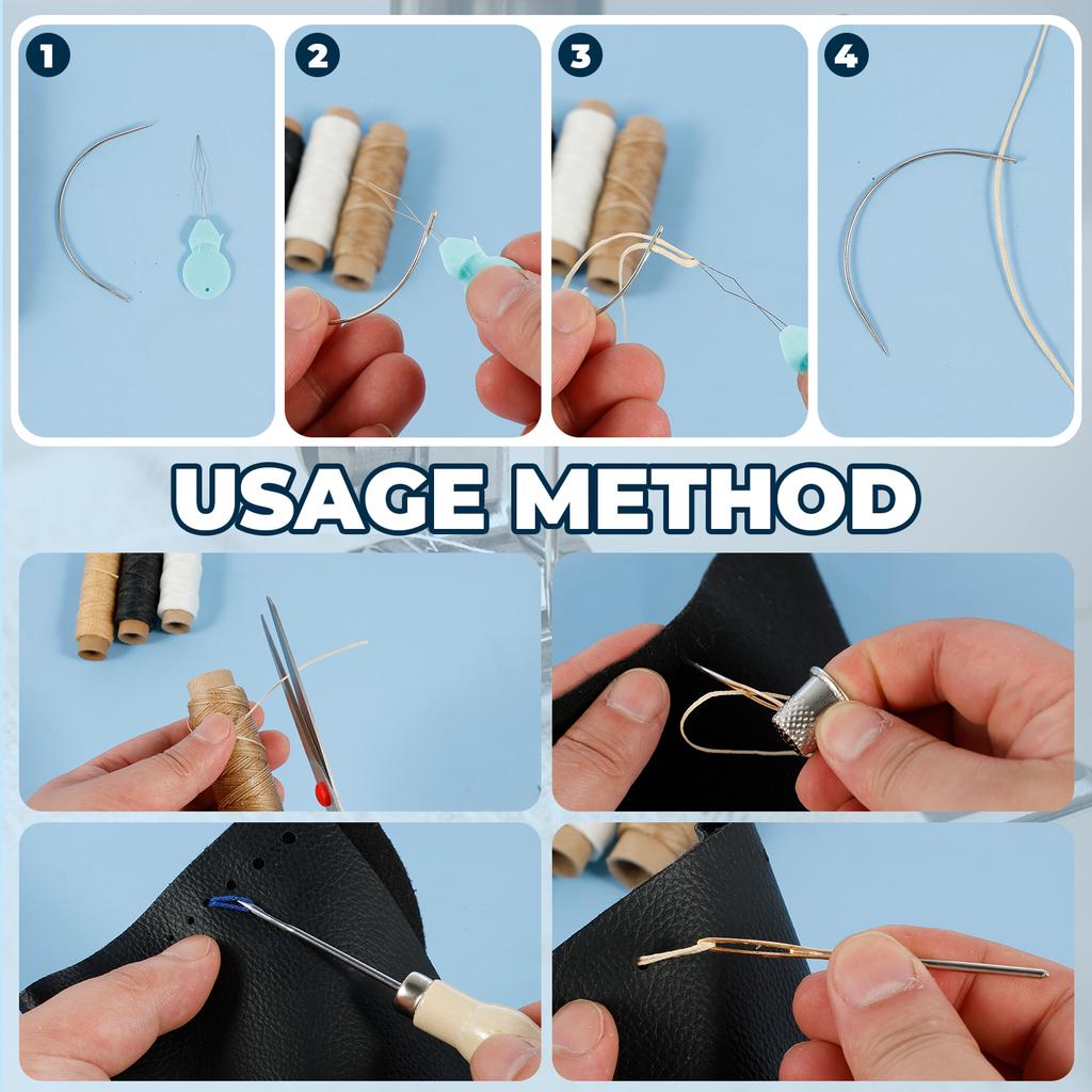 Hand Bookbinding Tools Kits Supplies Book Binding Kits Paper Folding Tool DIY Bookbinding Leather Crafts Tool Sewing Accessories