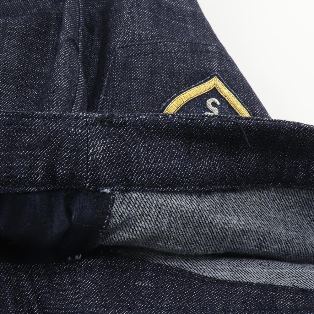 Chanel Wappen Denim Pants P25298V16033 05C Indigo Cotton Women Used