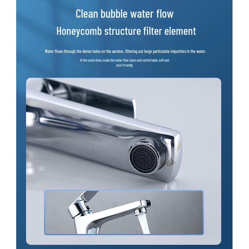 Brass Square Single Cold Water Basin Faucet