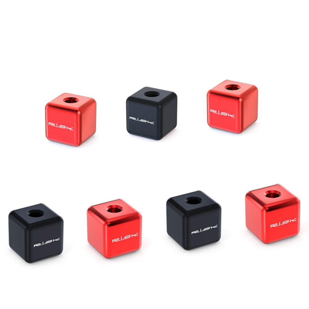 Cube Bike Cable End Caps Lightweight Bicycle Cable Crimps Bike Brake Cable and Shift Cable Use чёрный