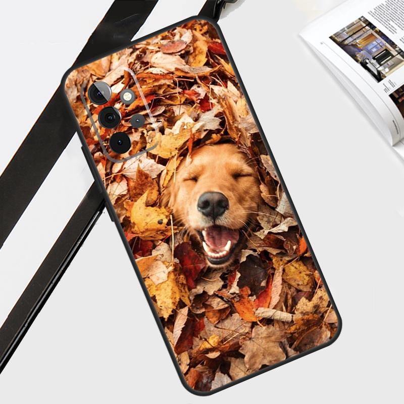 Golden Retriever Friend Case For Samsung Galaxy A12 A22 A32 A52 A56 A36 A26 A16 A06 A54 A34 A14 A13 A53 A15 A35 A55