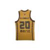 Li Ning Xireli Jiang Baskılı Basketbol Serisi Logo Yazılı Basketbol Yeleği Erkek Üstler Kahve Sarısı AAYS615-1