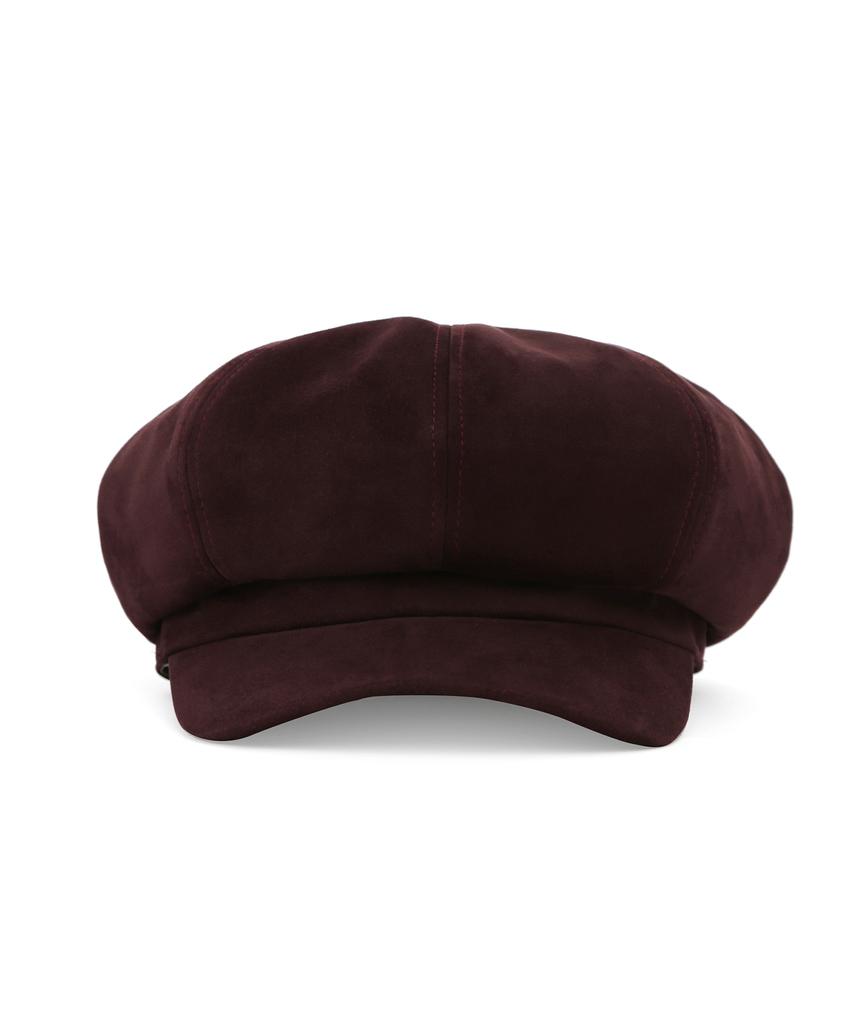Eondeokeonteulolseutyudio Suede Hunting Cap Castro Beret / T Suede / D Wine