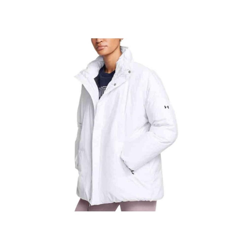 Under Armour UA Echo Outdoor Sports Warm Stand Collar Down Jacket Women Jacket White 1388429-100