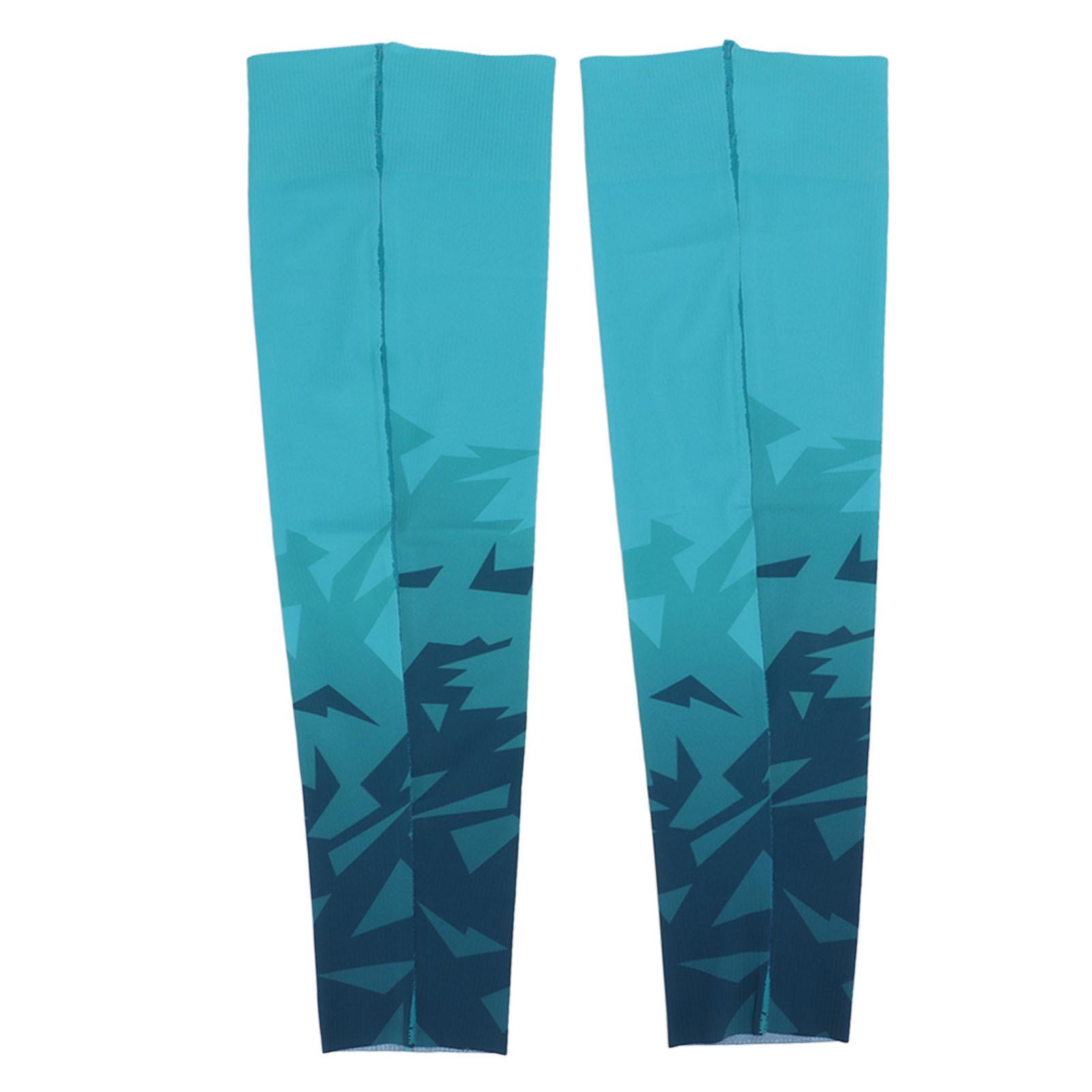 

Arm Sleeves Sun Light Blue UV Protection Breathable Ergonomic Quick Dry Sun Sleeves for Sport Cycling Outdoor M