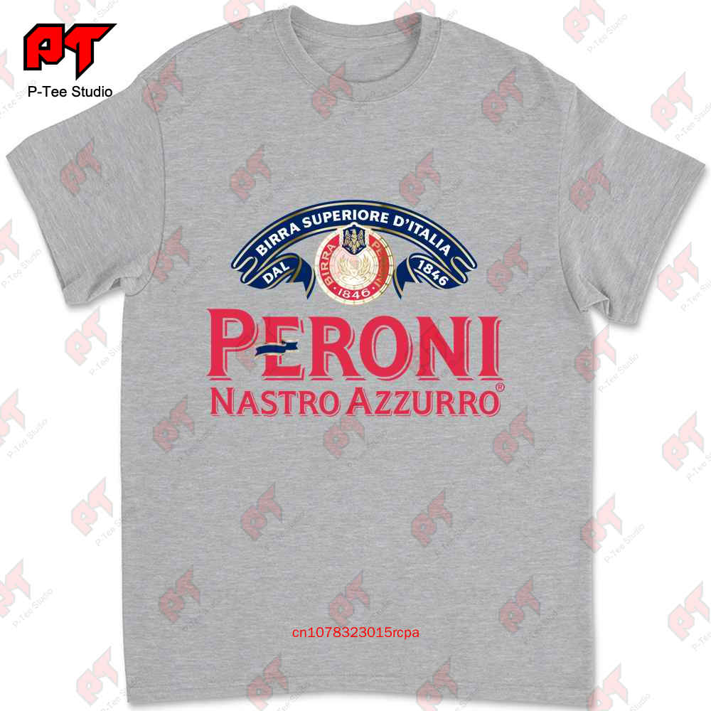 Peroni Nastro Beer Brewery Logo Tshirt EA22