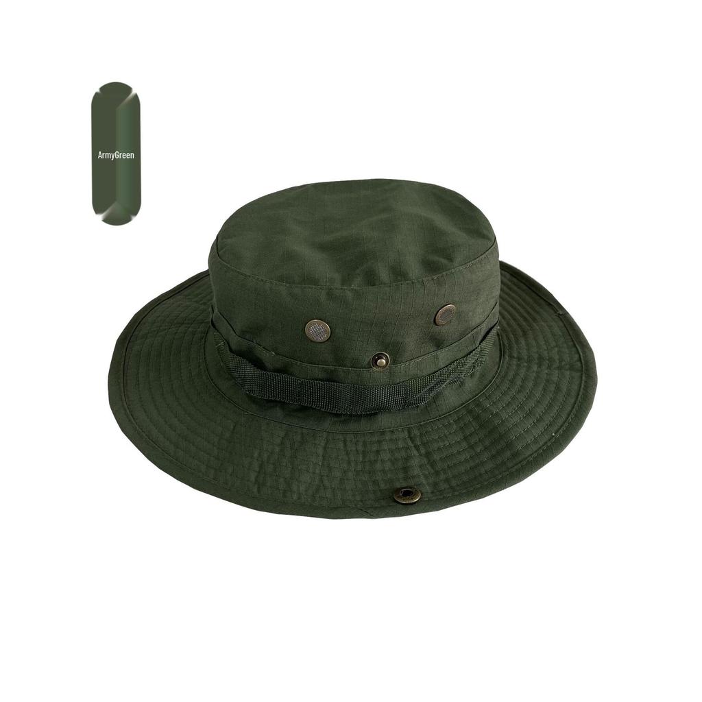 Camouflage Sun Protection Set: Windproof Fisherman Hat & Cycling Balaclava for Outdoor Adventures
