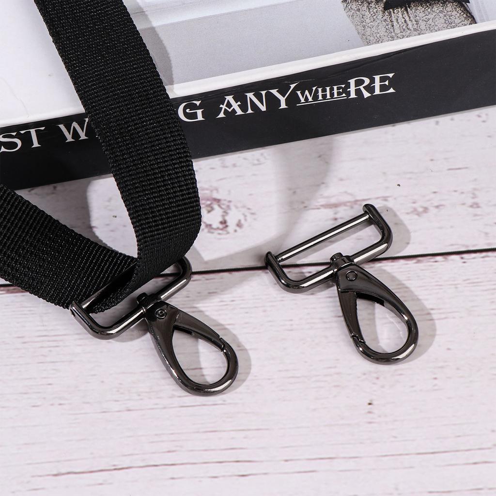 8 Pices Replacement D-Rings Swivel Snap Hooks Rotatable Push Gate Clip Lobster C
