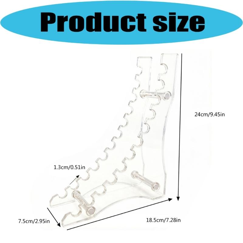 2Pcs Space Saving PVC Pen Organiser Stand 12 Slots Pen Display Rack For Home Offices School Art Supplies Organization