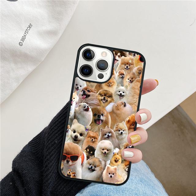 

Pomeranian puppy dog Phone Case Cover For iPhone 17 Air 15 16 14 13 12 Pro Max 11 Pro Max Plus Coque Shell iPhone 16plus